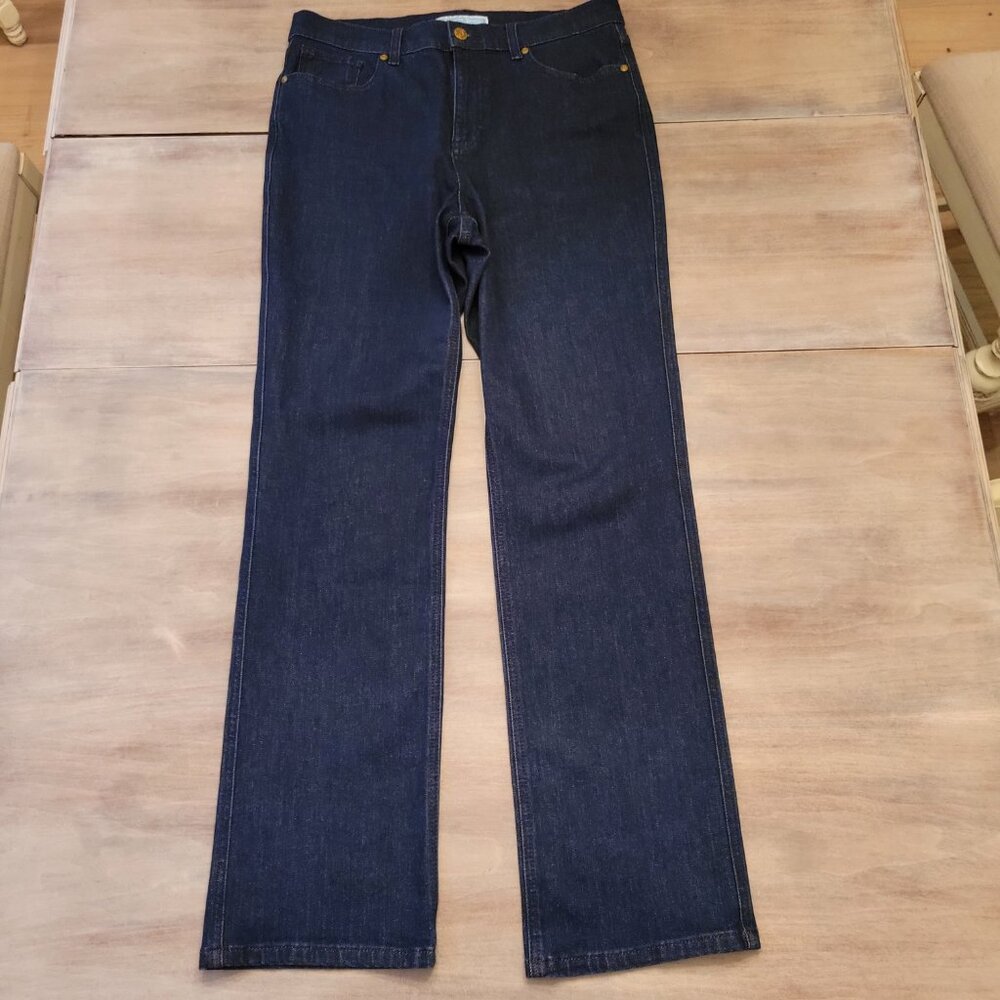 Draper James Dark Blue Straight Leg Jeans